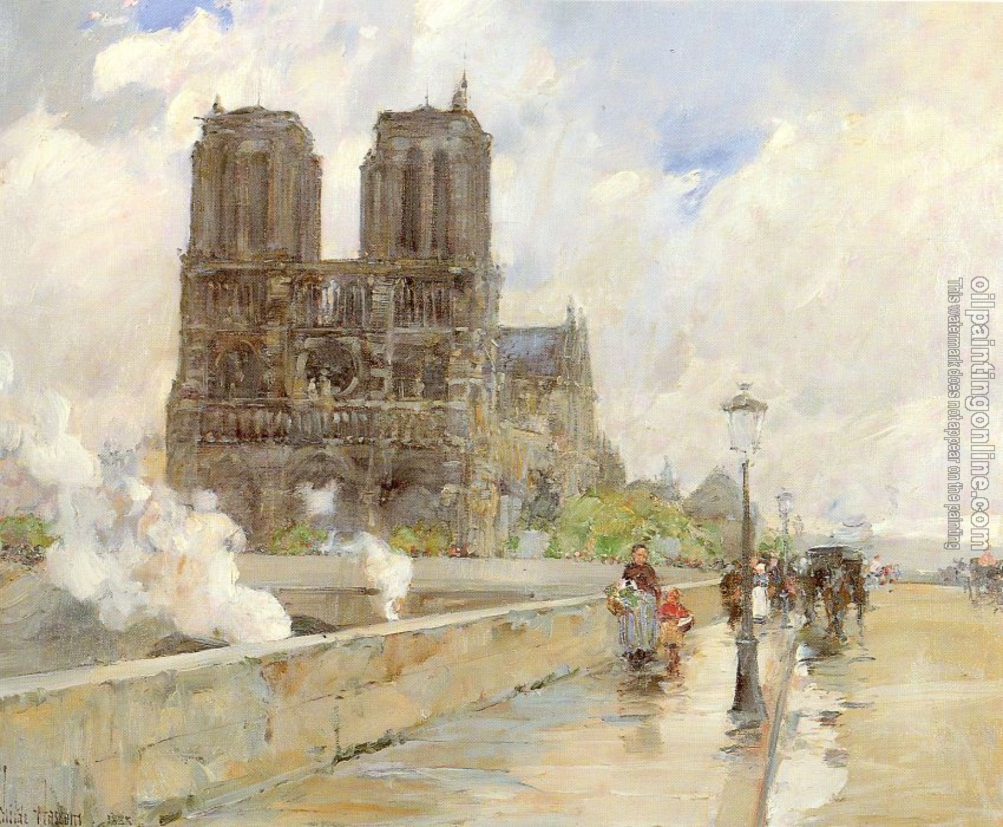 Hassam, Childe - Oil On Canvas